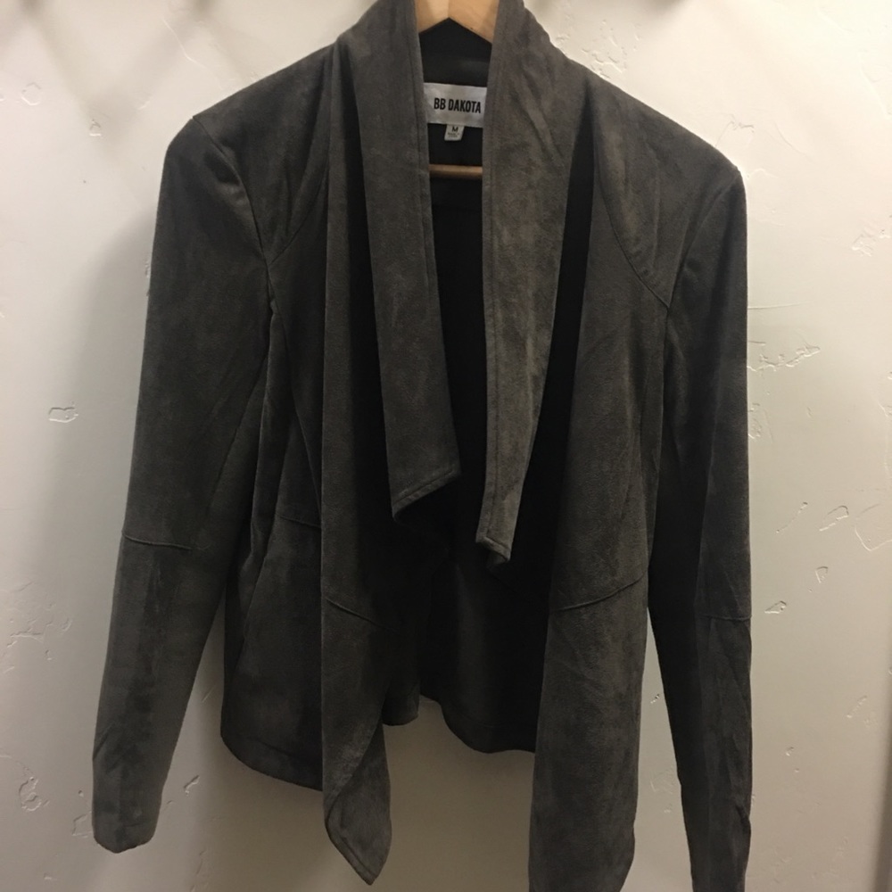 Faux suede jacket